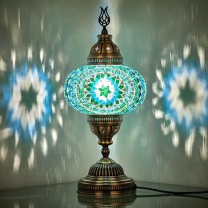 New Tiffany Design Turkish Mosaic Glass Table Lamp