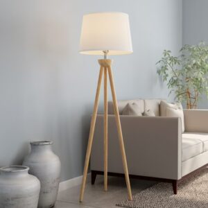 Standing lamp 3 legs for home decoration, wooden lamp decoration, standing lamp living room home decoration